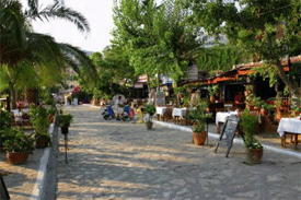 Kalkan harbour road