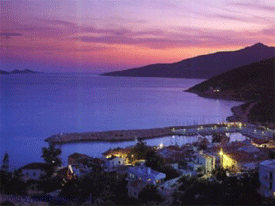 Kalkan harbour sunset