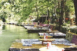 Restaurants at Saklikent